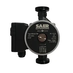 Насос циркуляційнний Saer W35-25 180мм + гайки - мініатюра 2