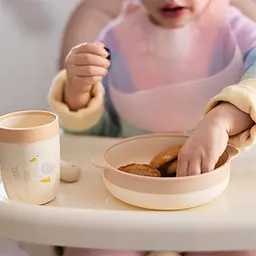 Набір посуду Babyono із 3-ох предметів з присосками Фермер (1565) - мініатюра 4
