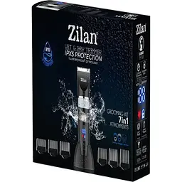 Машинка для стрижки Zilan ZLN8931 з підставкою 6 насадками замком для подорожей 150 хвилин роботи - мініатюра 6