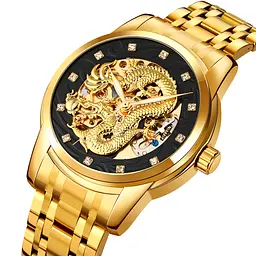 Чоловічий наручний годинник 9310GDBK Gold-Black Skmei acs0030935 - мініатюра 2