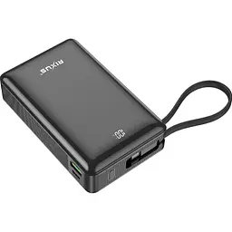 Зовнішній акумулятор Rixus RXPB02B 20000mAh 22.5W Black (A00004674) [172724] - мініатюра 3