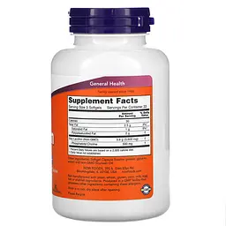 Натуральна добавка NOW Lecithin 1200 mg, 100 капсул - мініатюра 2