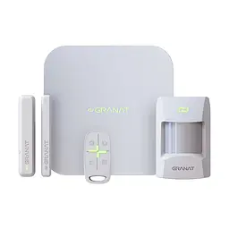 Комплект бездротової сигналізації Granat GT StarterKit з 4G та WiFi (20-00175) - мініатюра 1
