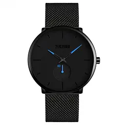 Чоловічий наручний годинник Skmei 9185 blue design - мініатюра 2