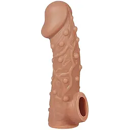 Насадка на пеніс Kokos Cock Sleeve CS 002 M 15.6 см тілесний