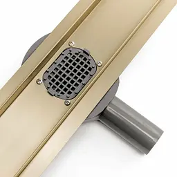 Душовий канал Rea Pure Neo mirror gold pro 60 см REA-G5610 - мініатюра 3
