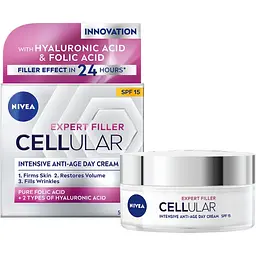 Крем для обличчя денний Nivea Cellular Expert Filler SPF 15 50 мл (82384)