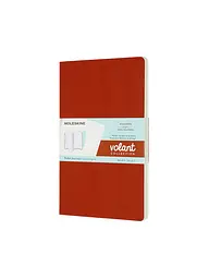Записник Moleskine Volant середній, Лінійка Корал, Аква (2 шт) (QP721F16B24)