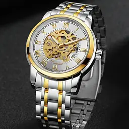 Чоловічий наручний годинник 8250 Silver-White Winner acs0029766 - мініатюра 2