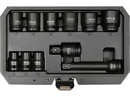 Набір головок торцевих Yato ударних 1/2" M10-M27 мм (YT-10255) - мініатюра 2