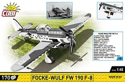 Конструктор дитячий літак Focke-Wulf Fw 190 F-8 COBI 5871 - мініатюра 3