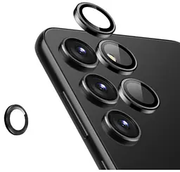 Захисне скло на камеру DK Lens Metal Ring Eagle Eye для Samsung Galaxy S23+ S916 015719 black - мініатюра 3