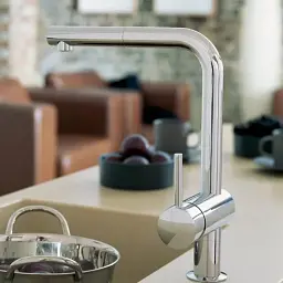 Змішувач для мийки Grohe Minta з висувною лійкою Хром 30412 - мініатюра 7