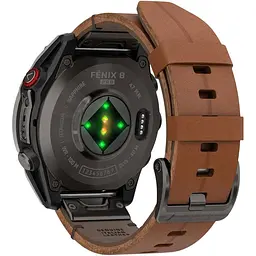 Смарт-годинник Garmin Fenix 8 Pro AMOLED Sapphire 47mm Carbon Gray DLC Titanium with Chestnut Leather Band (010-03198-40) [145040] - мініатюра 5