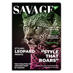Набір зошитів для записів А4 Yes Savage 96 аркушів в клітку 3 шт. (682009) - мініатюра 3