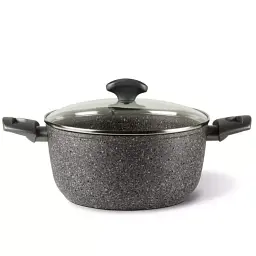 Каструля з кришкою TVS Mineralia Eco Induction 24 см 4,5 л