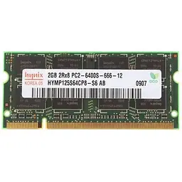 Оперативна пам'ять для ноутбука Hynix SO-DIMM DDR2 2GB 800MHz PC2-6400 Б/В