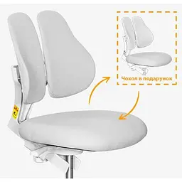 Дитяче крісло Evo-kids Mio Lite Grey (Y-208 G) - мініатюра 6