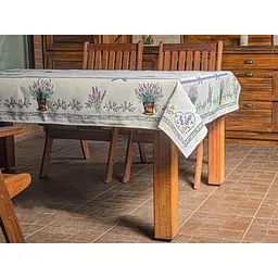 Скатертина Lefard Home Textile Lilac гобеленова 100х100 см (716-098) - мініатюра 2