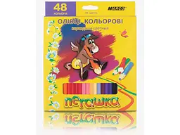 Олівці кольорові MARCO Олівці Пегашка 48 кольорів №1010-48CB шестигранні
