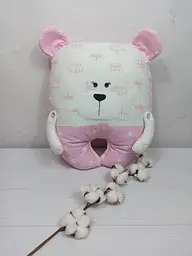 Декоративна подушка ведмідь a.l.babybox 44х37 Рожевий