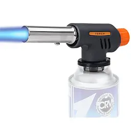 Газовий міні пальник ручний з п'єзо-запалюванням туристичний torch ws-502c - мініатюра 3