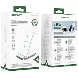 БЗП Acefast E15 desktop 3-in-1 White - мініатюра 6