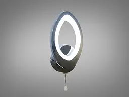 Бра настінне LED Diasha 8059/1BHR, 15W, чорний хром, сучасний стиль для читання - мініатюра 3