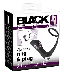 Стимулятор простати Black Velvets, 10 см (чорний) - мініатюра 3