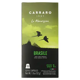 Кава в капсулах Nespresso Carraro Brasile 10 шт