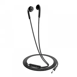 Дротові навушники Hoco M39 Rhyme with mic, 3.5mm, 1.2m, black - мініатюра 3