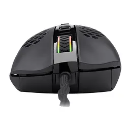 Мишка Redragon Storm M808 RGB Optical, ігрова, 12400dpi., 7кн., Ultralight чорна - мініатюра 5