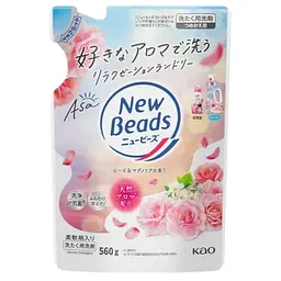 Японський гель для прання Kao New Beads троянда і магнолія поповнення 560 г