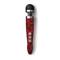 Вібромасажер DOXY Die Cast 3R - ROSE PATTERN, дуже потужний, перезаряджуваний, металевий корпус - мініатюра 2