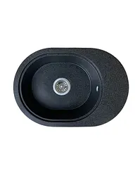 Кухонна мийка Adamant Ovale 610x420x180 графіт 648223, Графіт