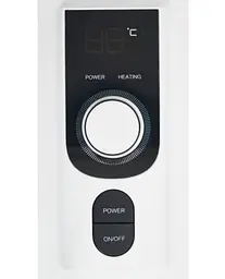 Водонагрівач Midea 80 л, 2,0 кВт, "мокрий" ТЕН, вертикальний, прямокутний, білий (D80-20ED2(W)) - мініатюра 6