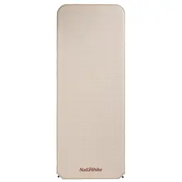 Матрац туристичний самонадувний одномісний Naturehike NH20DZ002, 200x76x6 см, бежевий