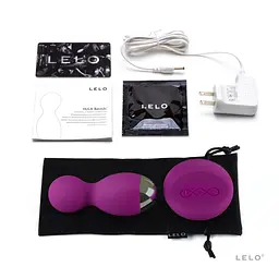 Вагінальні кульки Lelo Hula Beads, 9 см, фуксія - мініатюра 3