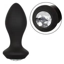 Анальна пробка із вібрацією Crystal Probe камінь прозорий California Exotic - мініатюра 3