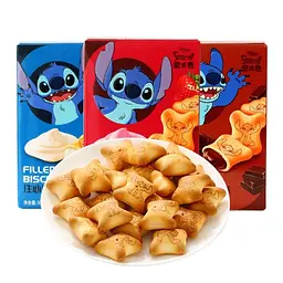 Печиво Binqi Disney Milk Filled Biscuit Stitch 50г - мініатюра 2