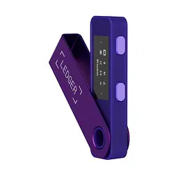 Криптогаманець Ledger Nano S Plus Amethyst Purple, апаратний криптовалютний мультивалютний гаманець, холодне зберігання, USB-підключення, формат флешки, підтримка Android/macOS/Windows