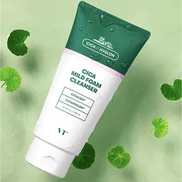 Ніжна пінка для вмивання VT Cosmetics Cica Mild Foam Cleanser 300 мл (VTC105) - мініатюра 2