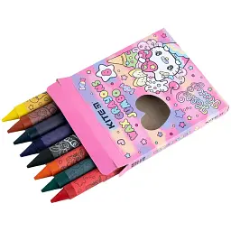 Крейда воскова, 8 кольорів Jumbo Hello Kitty HK24-076 Kite - мініатюра 2