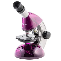 Мікроскоп дитячій SIGETA MIXI 40x-640x Purple з адаптером для смартфона та набором для дослідів (65914) - мініатюра 3