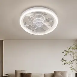 Стельова LED-люстра-вентилятор Artlight FS307WH, біла, 76 Вт, від 10-18 м²