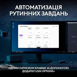 Комплект (клавіатура, миша) бездротовий Logitech MX Keys S Combo Graphite (920-011614) - мініатюра 5