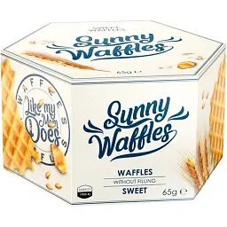 Вафли Truff Royal Sunny waffles сладкие 65 г