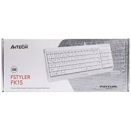 Клавіатура A4Tech FK15 White - мініатюра 10