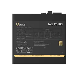 Блок живлення Ocypus IOTA P650S 650W 80+Gold (IOTA-P650S-GFFBK025X-EU) - мініатюра 5