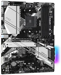 Материнська плата AM4 (B550) ASRock B550 Pro4, B550, 4xDDR4, CrossFireX, Int.Video(CPU), 6xSATA3, 2xM.2, 1xPCI-E 16x 4.0, 1xPCI-E 16x 3.0, 2xPCI-E 1x 3.0, 1xM.2 (Key E), ALC1200, RTL8111H, 8xUSB3.2/4xUSB2.0, VGA/HDMI, ATX - мініатюра 3